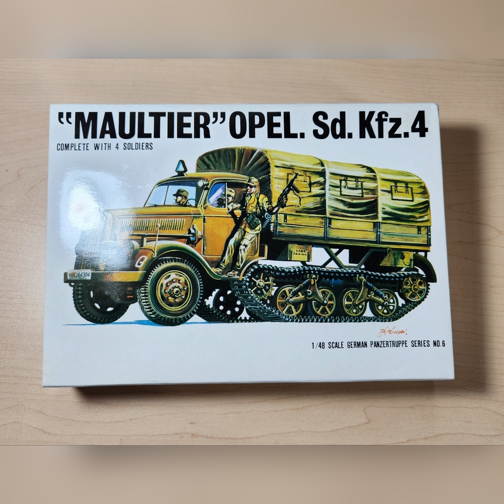 Ban Dai ‎ Model Hobby Maultier Opel Sd Kfz 4 German Semi Truck NIB